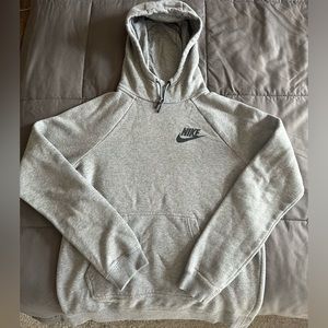 Grey Nike Funnel Neck Sweatshirt